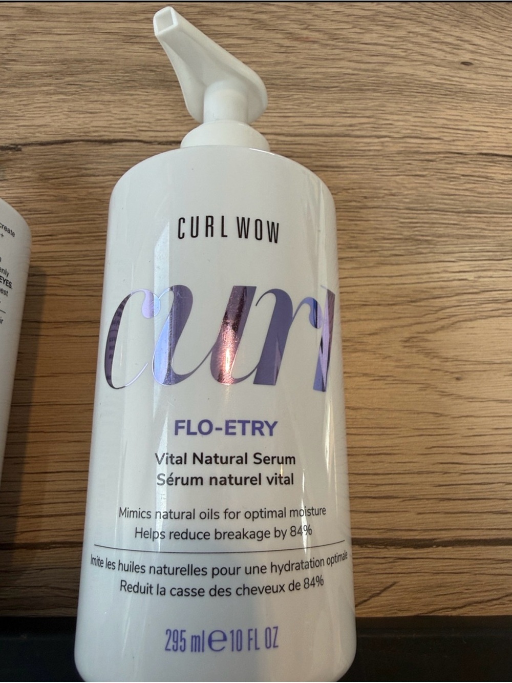 *NEW*10oz*Curl Wow*FLO-ETRY Vital Natural Serum